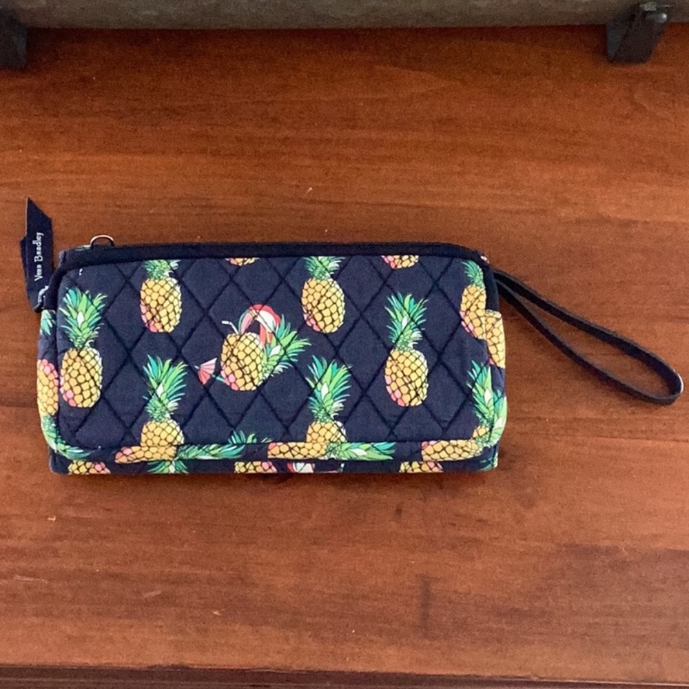Vera Bradley Quilted Sling Backpack and RFID Wristlet Wallet in Toucan Party - Picture 9 of 13